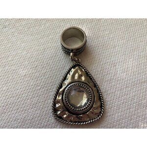 Chunky Metal Necklace‎ Large Medallion Pendant